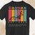 Dadman Hero-Colors - Datum personalisiert - Premium Shirt Backprint