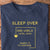 Sleep Over - Fecha personalizada - Camisa premium