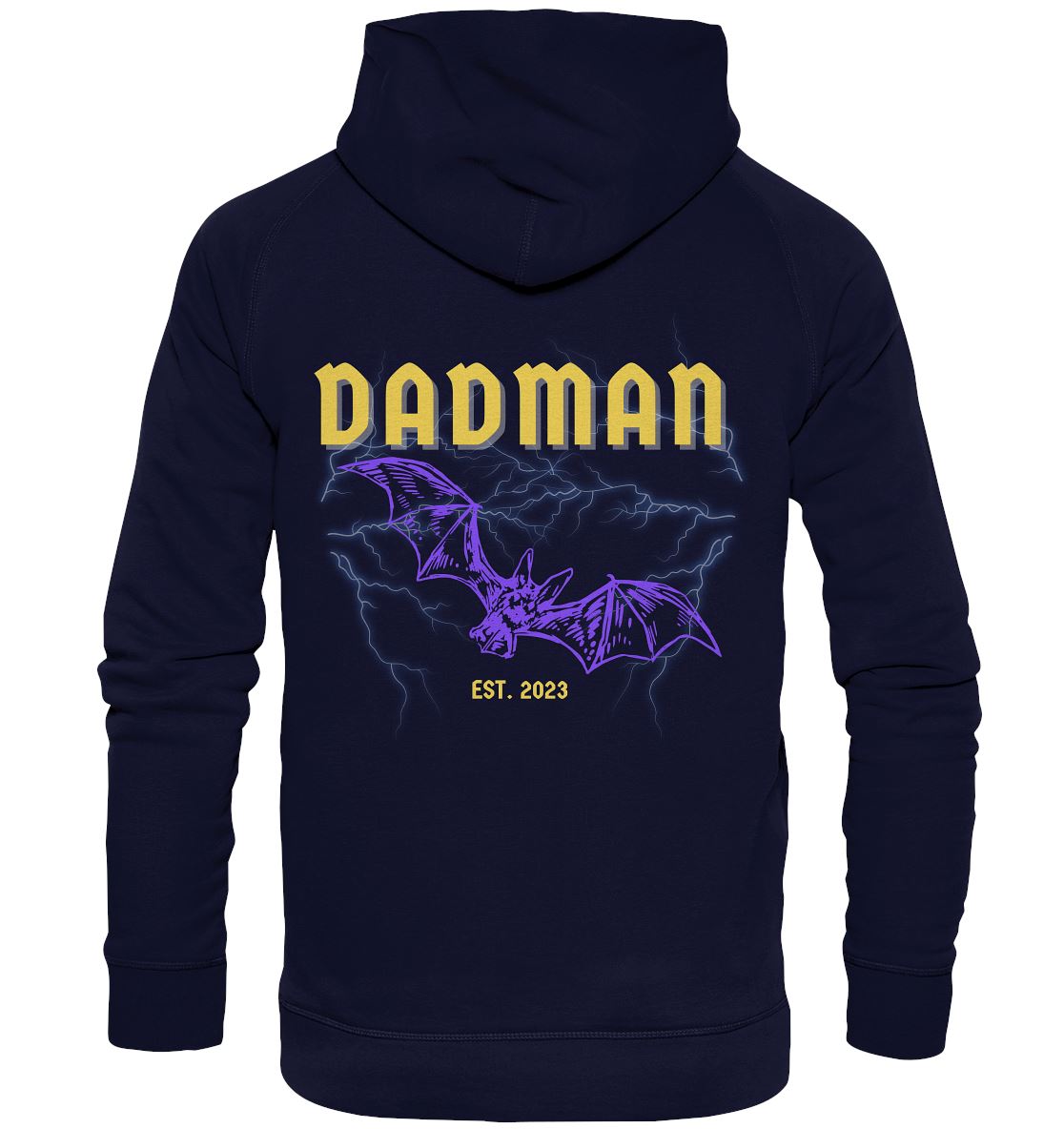 Dadman Thunder Edition Backprint Datum personalisiert - Basic Unisex Hoodie