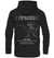 Papasaurus Backprint Datum personalisiert - Basic Unisex Hoodie