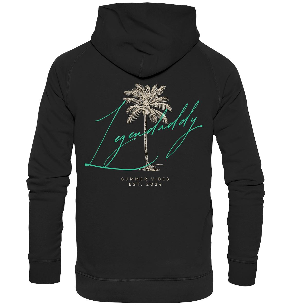 Legendaddy Summer Vibes - Fecha personalizada - sudadera con capucha unisex básica