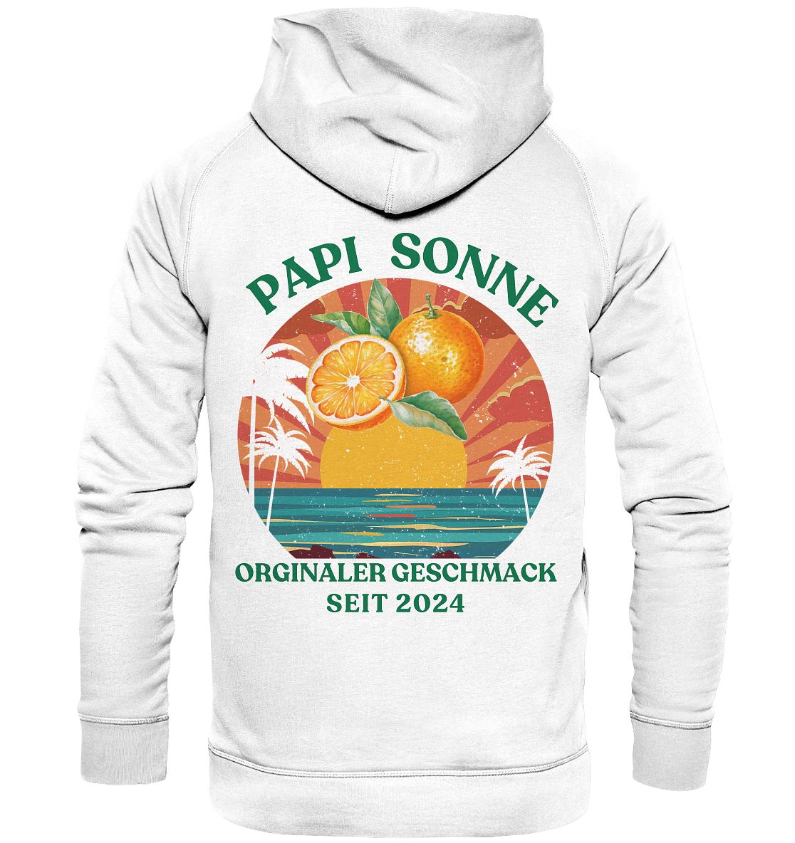 Papi Sonne - Datum personalisiert - Basic Unisex Hoodie