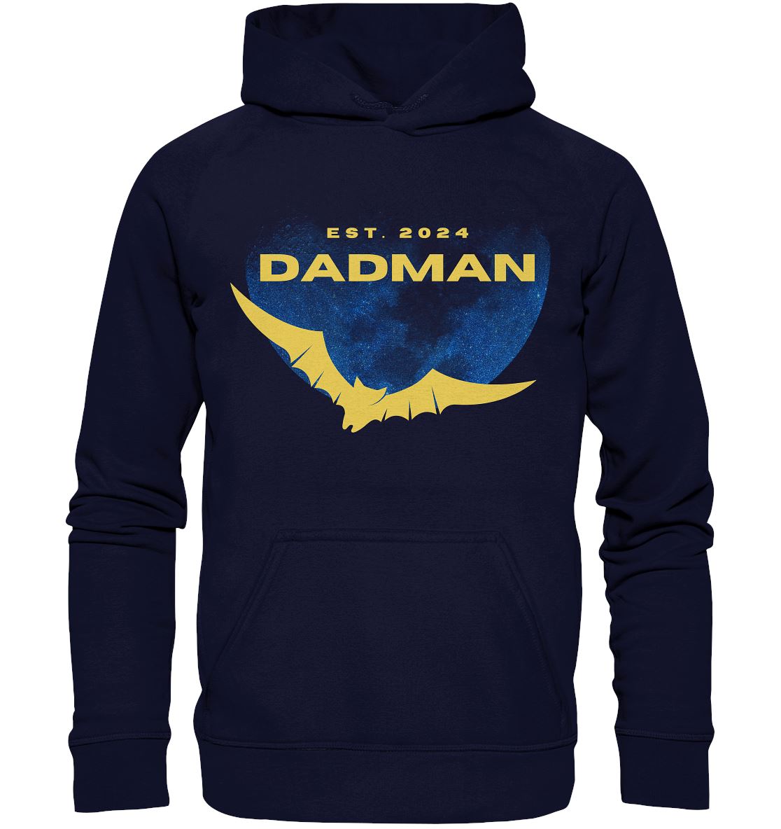 Dadman Moon Edition Date personnalisé - Sweat à capuche unisexe de base