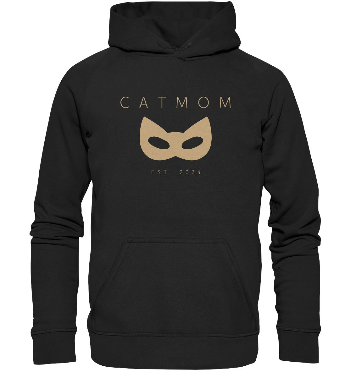 Catmom Date personnalisé - Sweat à capuche unisexe de base