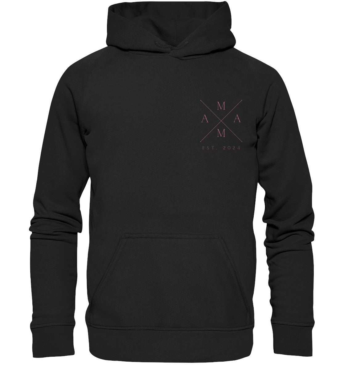 Mama Cross Datum personalisiert - Basic Unisex Hoodie