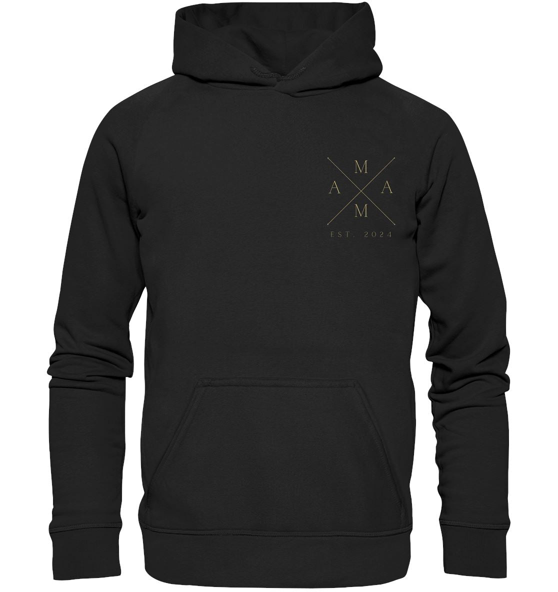 Mama Cross Gold Date Personnalisé - Sweat à capuche unisexe de base