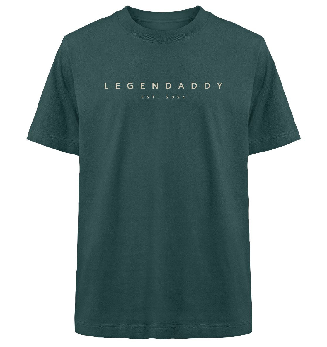 Legendaddy - Camisa orgánica de gran tamaño pesado