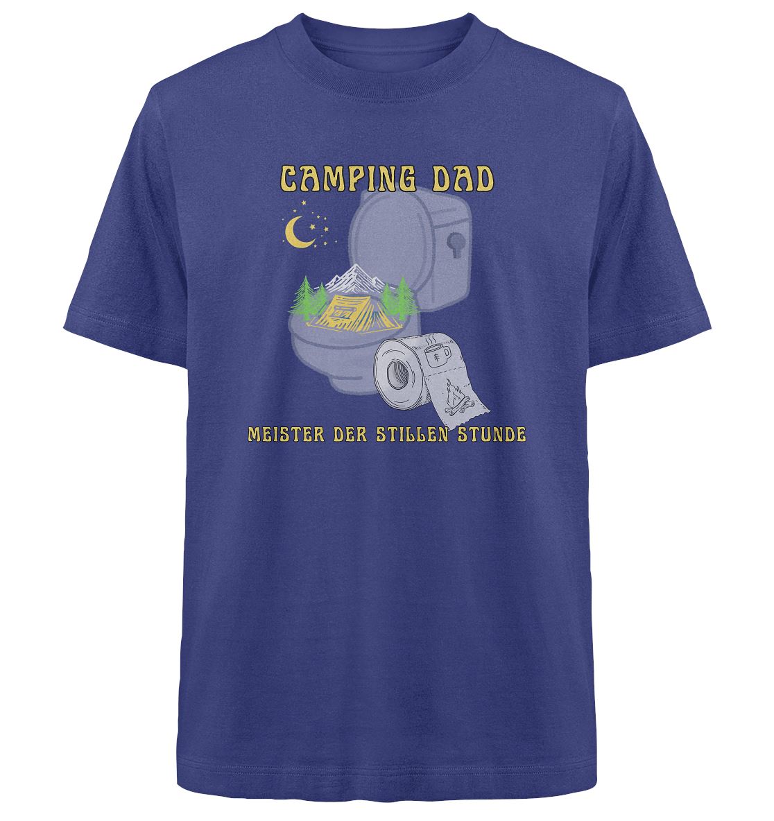 Camping Dad - Camisa orgánica de gran tamaño pesado