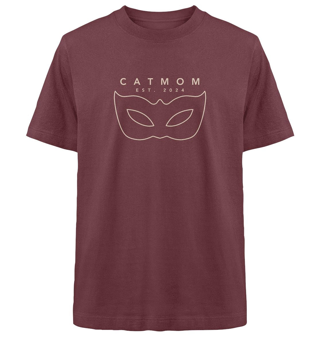 Catmom - Camisa orgánica de gran tamaño pesado