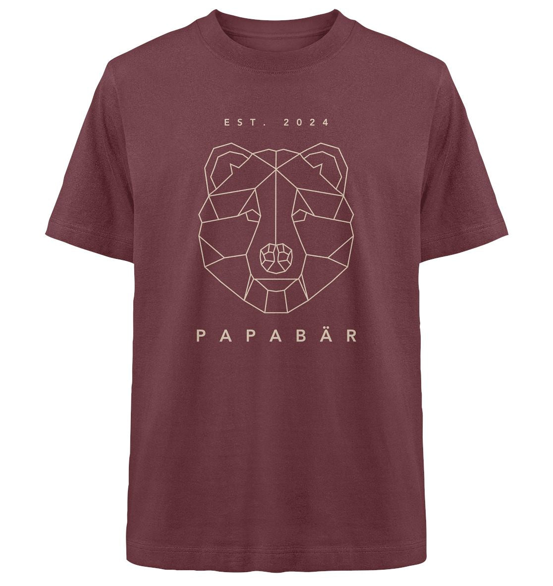 Papabar - Camisa orgánica de gran tamaño pesado