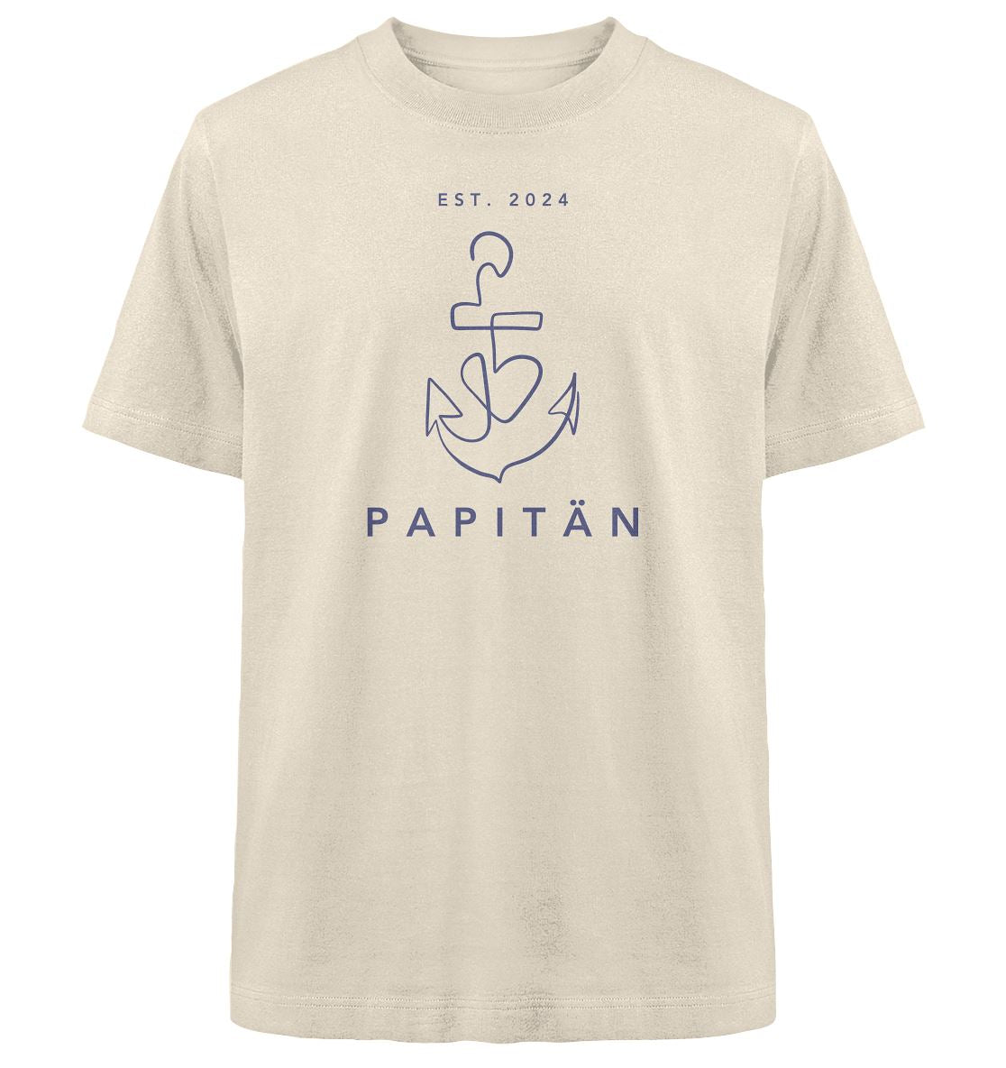 Papitan - Shirt biologico pesante di grandi dimensioni